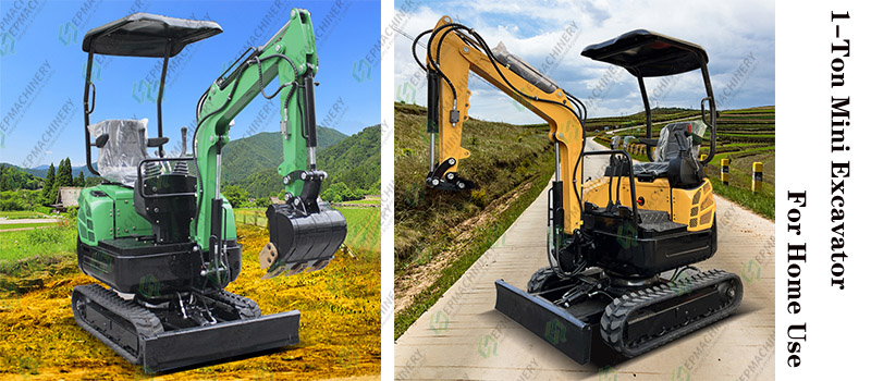 1-Ton Mini Excavator for Home Use